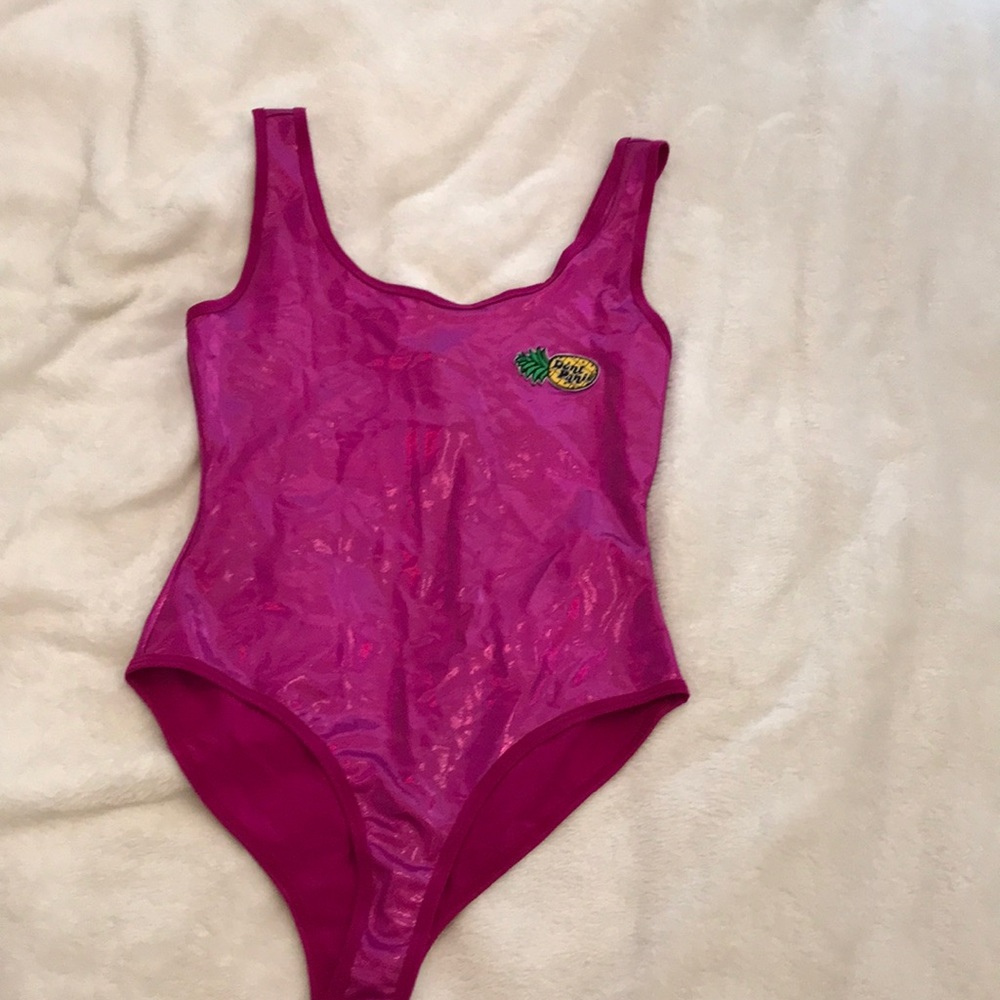 Never worn hot pink leotard